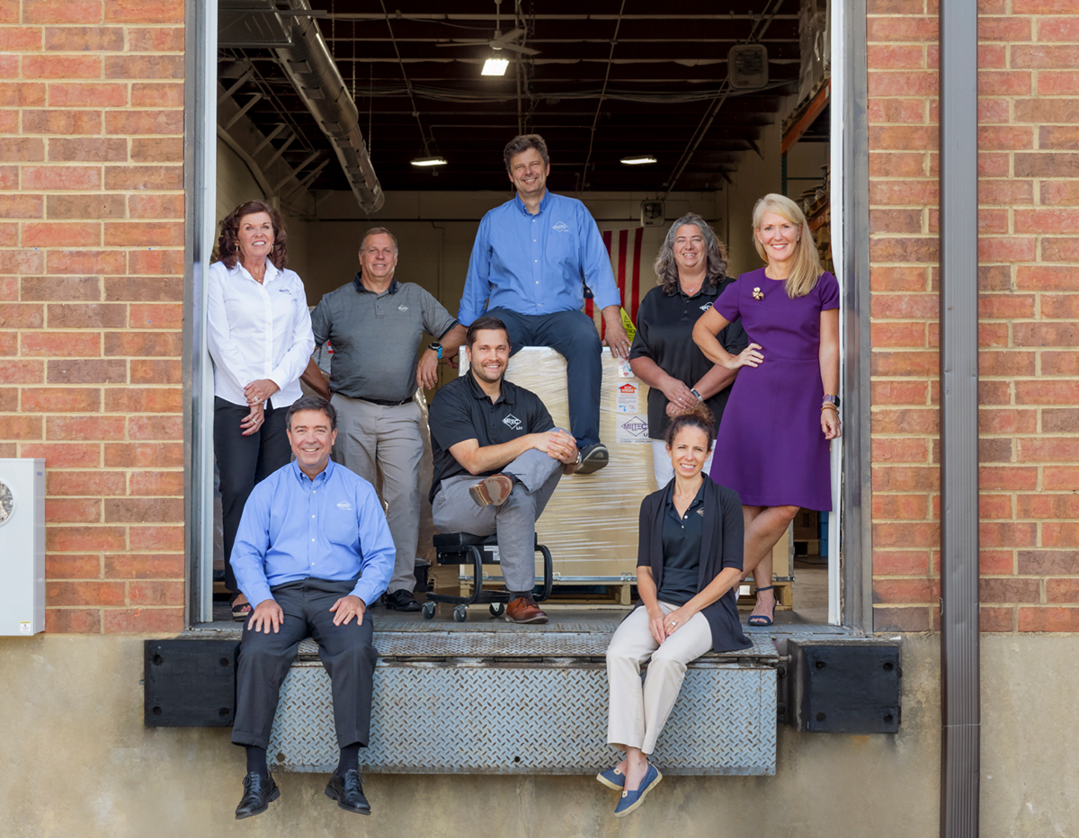 Team on loading dock. Photo by Gary Landsman.