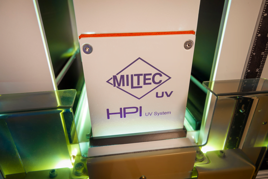 HPI Arc lamp UV curing system